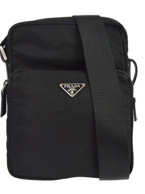 Prada Black Nylon Shoulder Bag
